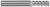 3 FL - 0.1250" (1/8) Cutter DIA x 0.3750" (3/8) LOC