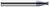 4 FL - 0.0310" (1/32) Cutter DIA x 0.0250" LOC - AlTiN Coated Â– HARVEY TOOL Â– SKU HARTO1-758231-C3