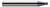 4 FL - 0.0620" (1/16) Cutter DIA x 0.0500" LOC  - AlTiN Coated