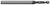 8.000 mm Drill DIA x 38.000 mm Flute Length - 2 FL - Amorphous Diamond Coated  HARVEY TOOL  SKU HARTO1-BSX3150-C4