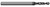 9.525 mm Drill DIA x 46.000 mm Flute Length - 2 FL - Amorphous Diamond Coated  HARVEY TOOL  SKU HARTO1-BSX3750-C4