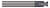 0.1406" (9/64) Cutter DIA x 0.0100" Radius x 60Ã‚Â° included - 2 FL - AlTiN Coated Â– HARVEY TOOL Â– SKU HARTO1-16709-C3