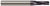 M10-1.00 - 0.3000" Cutter DIA x 0.7500" (3/4) LOC - 4 FL - AlTiN Coated Â– HARVEY TOOL Â– SKU HARTO1-16930-C3
