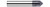 0.3750" (3/8) Shank DIA x 17.5° per side - 3 FL - AlTiN Coated