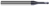 2 FL - 0.3750" (3/8) Cutter DIA x 0.3000" LOC x 2.0000" (2) Reach - AlTiN Nano Coated Â– HARVEY TOOL Â– SKU HARTO1-38824-C6