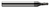3 FL - 0.0200" (.5 mm) Cutter DIA x 0.0300" LOC x 0.0600" Reach - Amorphous Diamond Coated Â– HARVEY TOOL Â– SKU HARTO1-47920-C4