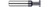 0.3750" (3/8) Cutter DIA x 0.1000" Width x 1.1250" (1-1/8) Neck Length - Standard Slotting - 8 FL - AlTiN Coated