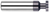 0.3750" (3/8) Cutter DIA x 0.1000" Width x 0.1875" (3/16) Neck Length - Deep Slotting - 8 FL - AlTiN Coated Â– HARVEY TOOL Â– SKU HARTO1-71152-C3