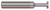 0.1562" (5/32) Cutter DIA x 0.0310" (1/32) Width x 0.2500" (1/4) Neck Length - Standard Slotting - 4 FL - TiB2 Coated Â– HARVEY TOOL Â– SKU HARTO1-744031-C8