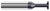 0.1562" (5/32) Cutter DIA x 0.0930" (3/32) Width x 0.2340" (15/64) Neck Length - Standard Slotting - 6 FL - AlTiN Coated Â– HARVEY TOOL Â– SKU HARTO1-744893-C3