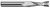 2 FL - 0.1250" (1/8) Cutter DIA x 0.7500" (3/4) LOC Â– HARVEY TOOL Â– SKU HARTO1-745708