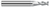 3 FL - 0.0470" (3/64) Cutter DIA x 0.1410" LOC - TiB2 Coated Â– HARVEY TOOL Â– SKU HARTO1-747447-C8