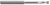 2 FL - 0.0937" (3/32) Cutter DIA x 0.2790" LOC x 0.9370" (15/16) Reach Â– HARVEY TOOL Â– SKU HARTO1-748193