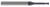 4 FL - 0.2500" (1/4) Cutter DIA x 0.0300" Radius x 0.2000" LOC x 1.0000" (1) Reach - AlTiN Nano Coated Â– HARVEY TOOL Â– SKU HARTO1-750716-C6