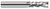 2 FL - 0.1250" (1/8) Cutter DIA x 0.3750" (3/8) LOC
