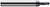 4 FL - 0.0620" (1/16) Cutter DIA x 0.0930" (3/32) LOC x 0.1860" Reach - AlTiN Coated Â– HARVEY TOOL Â– SKU HARTO1-739962-C3
