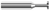 0.3120" (5/16) Cutter DIA x 0.0930" (3/32) Width x 0.4690" Neck Length - Standard Slotting - 6 FL