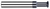 0.1875" (3/16) Cutter DIA x 0.1250" (1/8) Width x 0.3120" (5/16) Neck Length - 90° Included Angle - 4 FL - AlTiN Coated