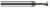 0.1250" (1/8) Cutter DIA x 0.0100" Radius x 0.1250" (1/8) Neck Length x 48Ã‚Â° included - 2 FL - AlTiN Coated Â– HARVEY TOOL Â– SKU HARTO1-760108-C3