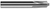 0.0310" (1/32) Radius x 0.0460" Pilot DIA - - 3 FL  HARVEY TOOL  SKU HARTO1-760231