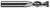 2 FL - 0.0470" (3/64) Cutter DIA x 0.1410" LOC