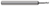 3 FL - 0.1875" (3/16) Cutter DIA x 0.0300" Radius x 0.2850" LOC x 1.0000" (1) Reach Â– HARVEY TOOL Â– SKU HARTO1-761112