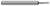 3 FL - 0.2500" (1/4) Cutter DIA x 0.0300" Radius x 0.3750" (3/8) LOC x 1.2500" (1-1/4) Reach Â– HARVEY TOOL Â– SKU HARTO1-761116