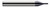 4 FL - 0.0780" (5/64) Cutter DIA x 0.2340" (15/64) LOC