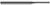 4 FL - 0.2500" (1/4) Cutter DIA x 0.0300" Radius x 2.0000" (2) LOC Â– HARVEY TOOL Â– SKU HARTO1-763030