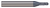 6 FL - 0.2500" (1/4) Cutter DIA x 0.7500" (3/4) LOC - AlTiN Nano Coated Â– HARVEY TOOL Â– SKU HARTO1-763516-C6