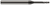 4 FL - 0.0620" (1/16) Cutter DIA x 0.1860" LOC x 0.5000" (1/2) Reach - Amorphous Diamond Coated Â– HARVEY TOOL Â– SKU HARTO1-76462-C4