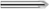 3.000 mm Shank DIA x 45Ã‚Â° per side - 4 FL Â– HARVEY TOOL Â– SKU HARTO1-764845