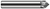 0.2500" (1/4) Shank DIA x 45Ã‚Â° per side - 4 Helical FL Â– HARVEY TOOL Â– SKU HARTO1-765016