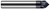 0.2500" (1/4) Shank DIA x 45Â° per side - 4 Helical FL - AlTiN Coated  HARVEY TOOL  SKU HARTO1-765016-C3