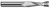 2 FL - 0.2500" (1/4) Cutter DIA x 0.0200" Radius x 0.3750" (3/8) LOC Â– HARVEY TOOL Â– SKU HARTO1-767116