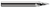 0.0150" (1/64) Radius x 0.1430" LOC x 20Â° per side - 2 FL  HARVEY TOOL  SKU HARTO1-771200