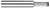 #1/4 - 0.1800" Cutter DIA x 1.1250" (1-1/8) Reach  - 4 FL