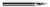 0.0150" (1/64) Radius x 0.1900" LOC x 15Â° per side - 2 FL - TiB2 Coated  HARVEY TOOL  SKU HARTO1-772200-C8