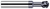 0.0620" Cutter DIA x 0.1250" (1/8) Neck Length x 270Ã‚Â° Wrap Angle - 2 FL - AlTiN Coated Â– HARVEY TOOL Â– SKU HARTO1-773762-C3