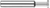 0.2500" (1/4) Cutter DIA x 0.0200" Radius x 0.1250" (1/8) Width x 0.3750" (3/8) Neck Length - Standard Slotting - 6 FL Â– HARVEY TOOL Â– SKU HARTO1-776795