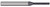 5 FL - 0.0620" (1/16) Cutter DIA x 0.3750" (3/8) LOC  - AlTiN Nano Coated