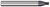 5 FL - 1.000 mm Cutter DIA x 1.500 mm LOC - AlTiN Nano Coated Â– HARVEY TOOL Â– SKU HARTO1-778522-C6