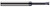 4 FL - 0.1870" (3/16) Cutter DIA x 0.2850" LOC x 1.0000" (1) Reach Â– HARVEY TOOL Â– SKU HARTO1-780212