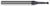 4 FL - 0.0930" (3/32) Cutter DIA x 0.0150" (1/64) Radius x 0.0740" LOC x 0.5850" Reach - AlTiN Nano Coated Â– HARVEY TOOL Â– SKU HARTO1-782393-C6