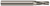 1/4, 3/8-18 - 0.3050" Cutter DIA x 0.6250" (5/8) LOC - 4 FL Â– HARVEY TOOL Â– SKU HARTO1-784314