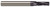 1/2, 3/4-14 - 0.4950" Cutter DIA x 0.8750" (7/8) LOC - 4 FL - AlTiN Coated