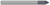 0.3750" (3/8) Shank DIA x 45° per side  - 14 RH Teeth, 7 LH Teeth - AlTiN Coated