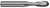 2 FL - 0.1250" (1/8) Cutter DIA x 0.5000" (1/2) LOC  HARVEY TOOL  SKU HARTO1-784708