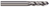 0.2500" (1/4) Cutter DIA x 0.7500" (3/4) LOC x 60Ã‚Â° included - 3 FL Â– HARVEY TOOL Â– SKU HARTO1-784816