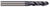 0.3750" (3/8) Cutter DIA x 0.8750" (7/8) LOC x 60° included - 3 FL - AlTiN Coated